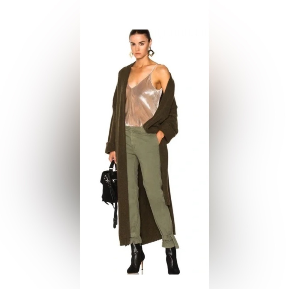 Nili Lotan Bradley Army Green pants sz 6